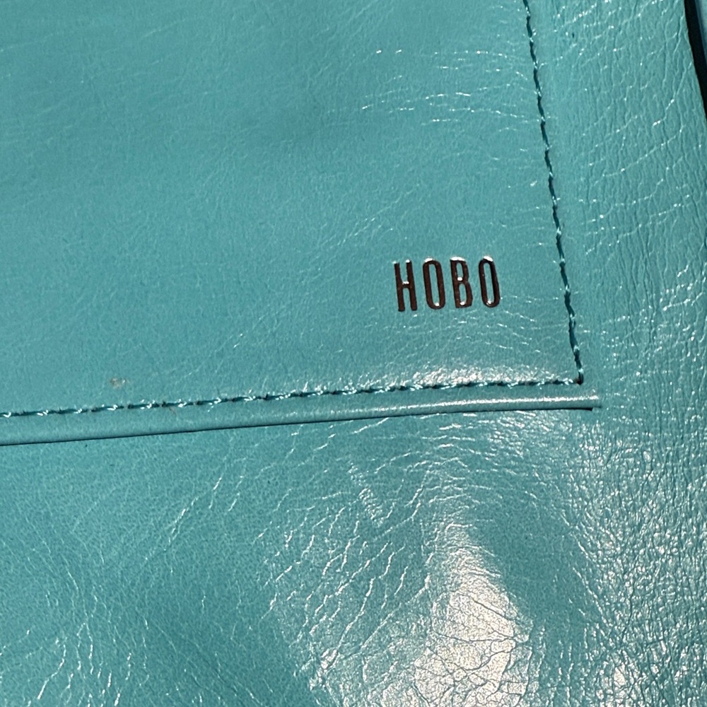 HOBO Blue Lauren Leather Clutch - Picture 5 of 12